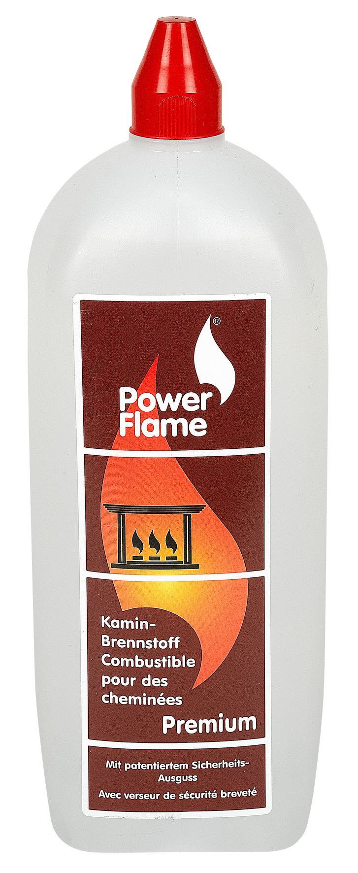 PowerFlame Bio-ethanol Premium 1L - Alcool à brûler pour cheminées - 1 litre