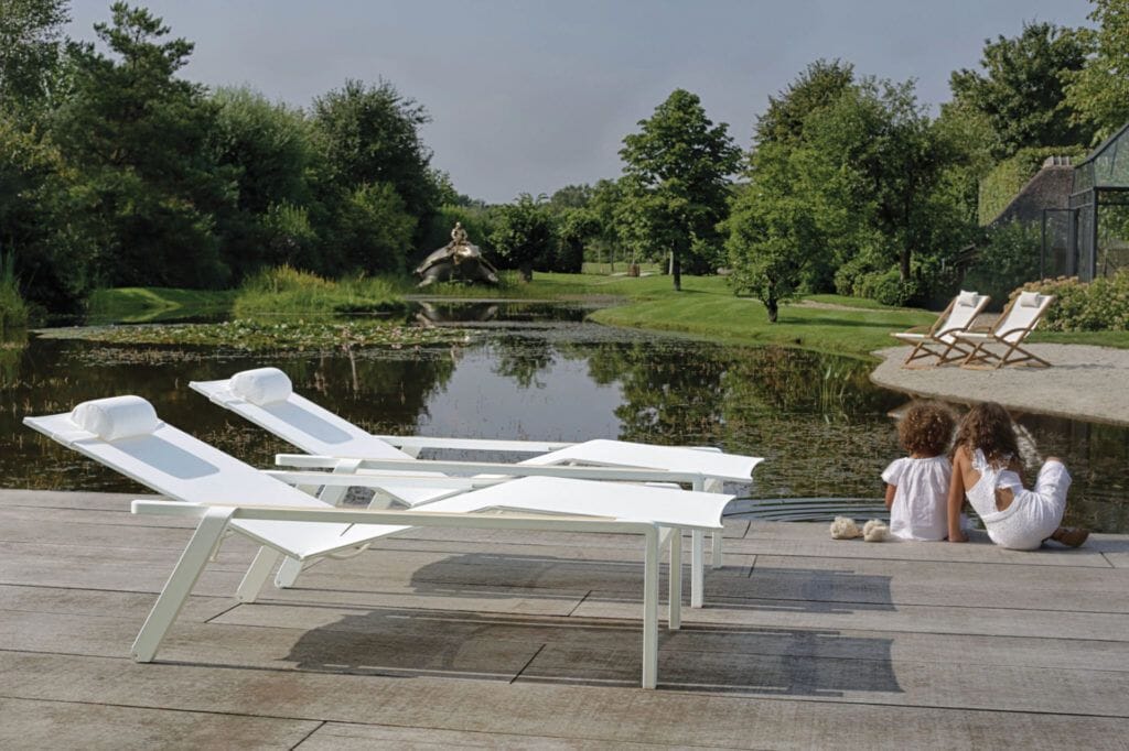Royal Botania Alura ALR195T Chaise longue Lounger empilable