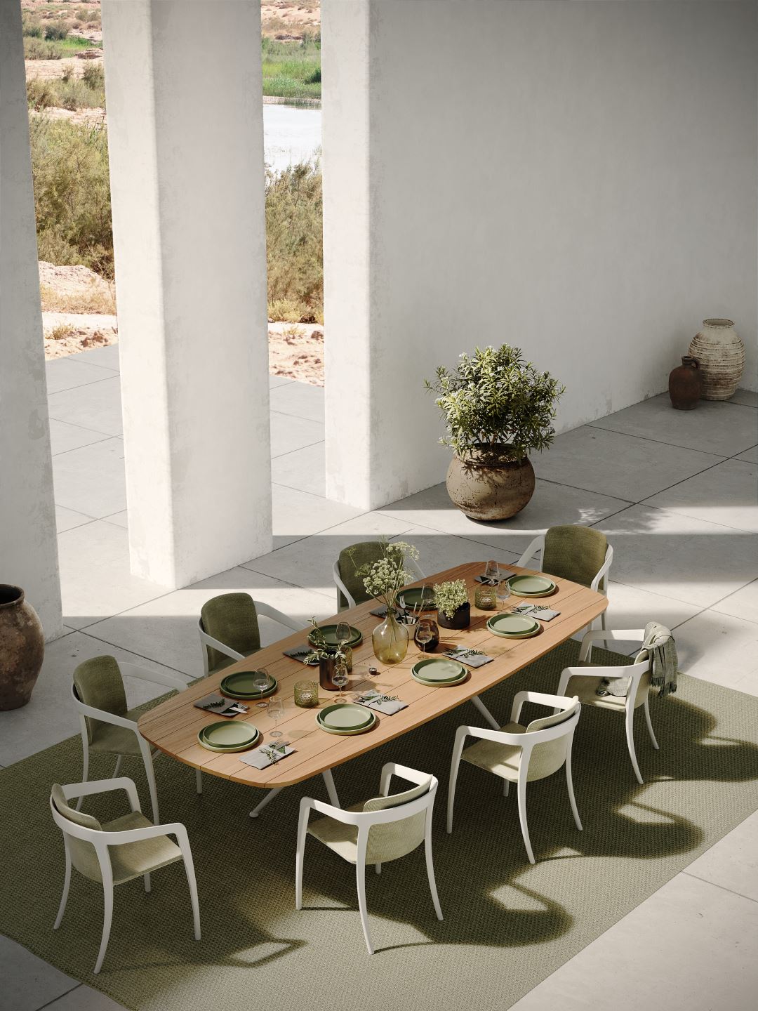 Royal Botania Exes Table Ovale 220x120cm