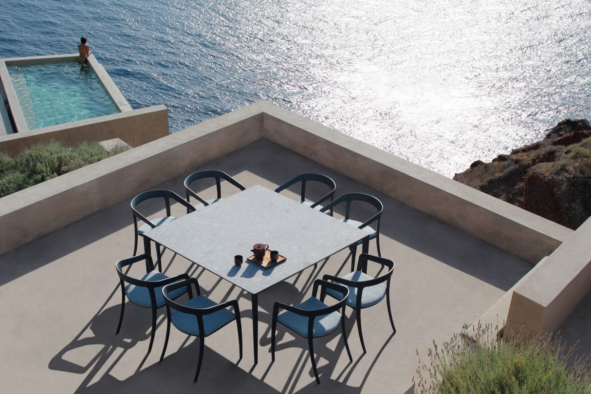 Royal Botania Jive JIV55 Fauteuil repas alu avec assise Alu et dossier Alu