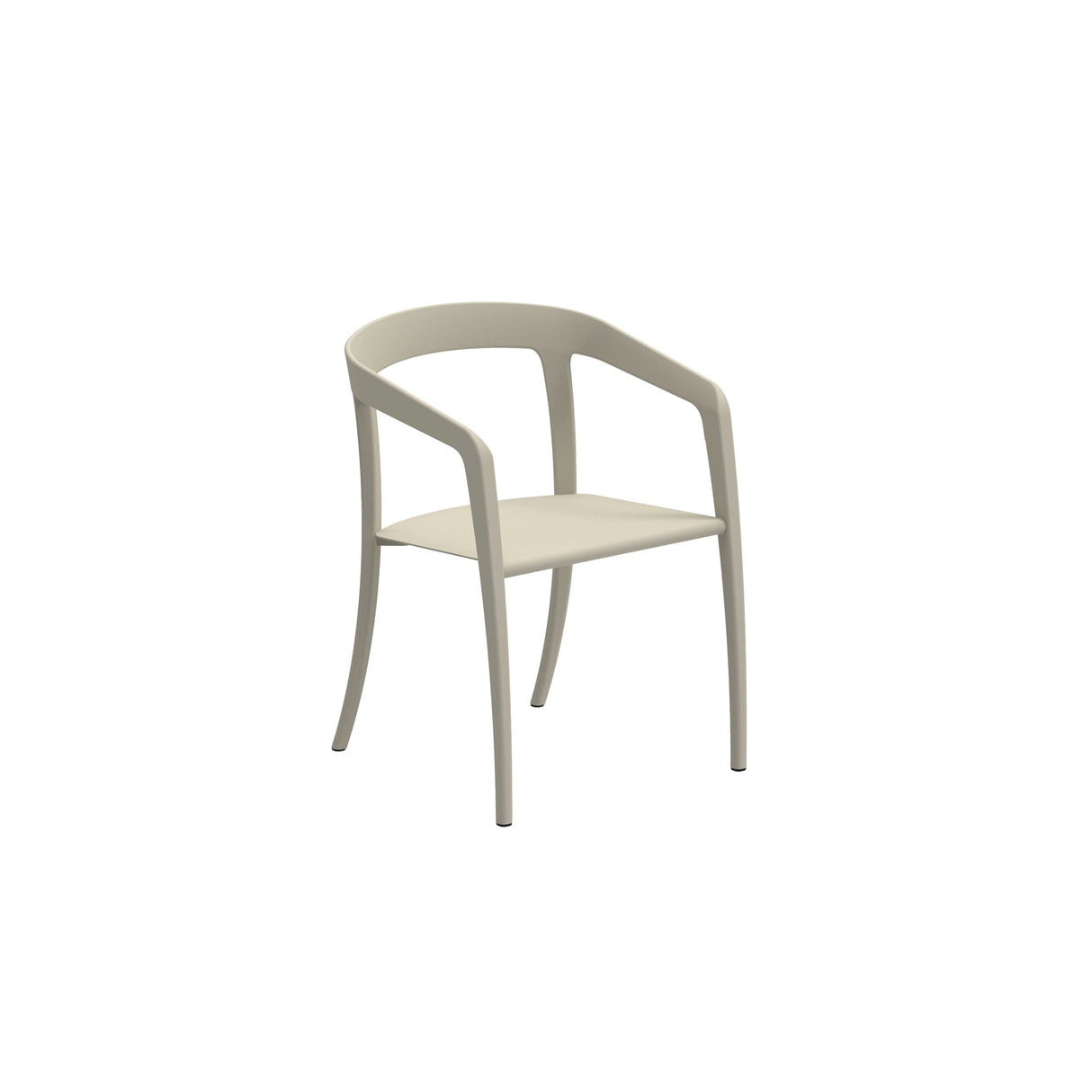 Royal Botania Jive JIV55 Fauteuil repas alu avec assise Alu et dossier Alu Pebble PB