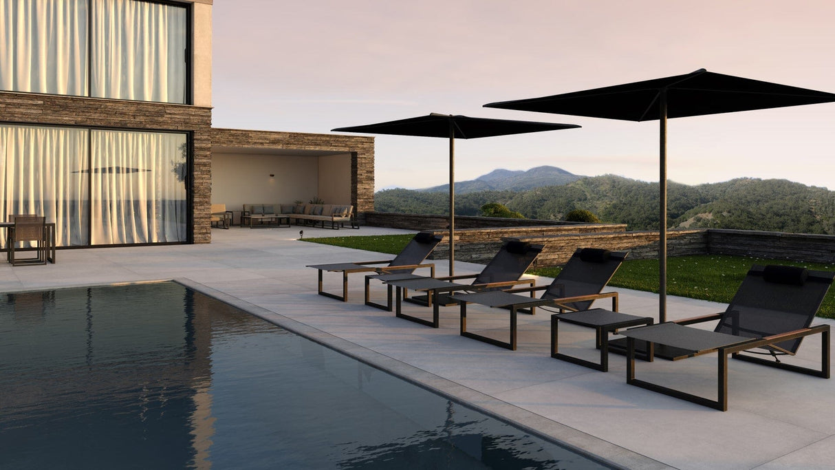 Royal Botania Ninix NNX50 Table d'appoint 52x50cm H:39cm