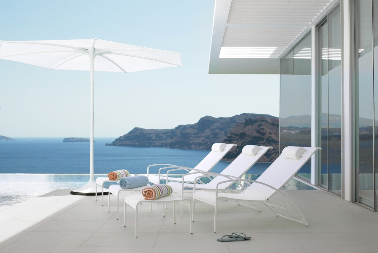 Royal Botania QT QT195T Chaise longue Lounger avec repose-pieds