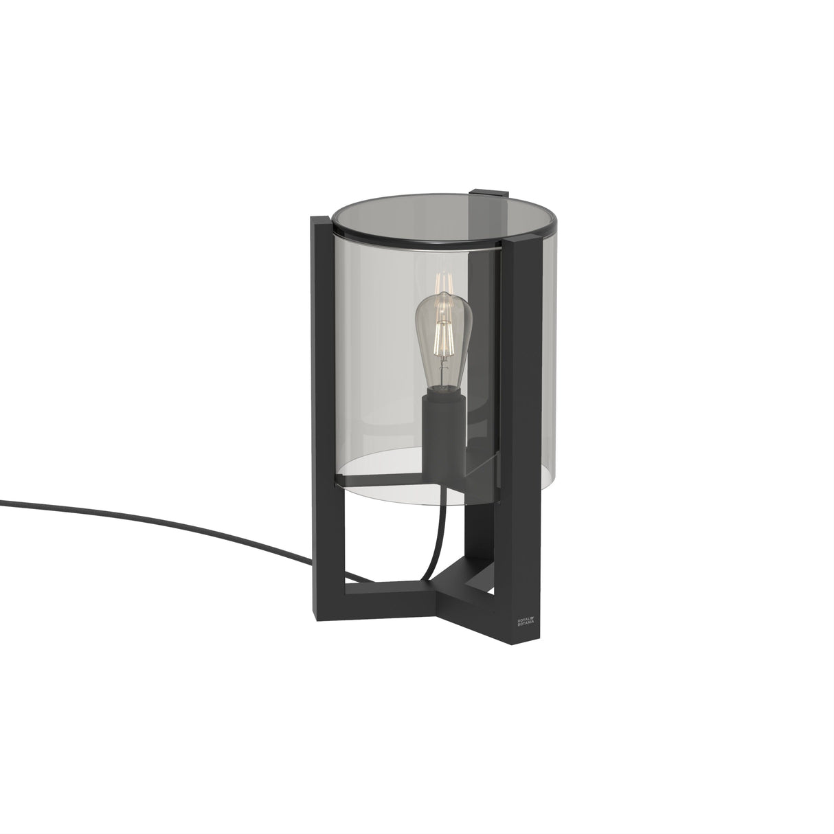 Royal Botania Tristar Lampe Anthracite outdoor h:45cm Fumé noir