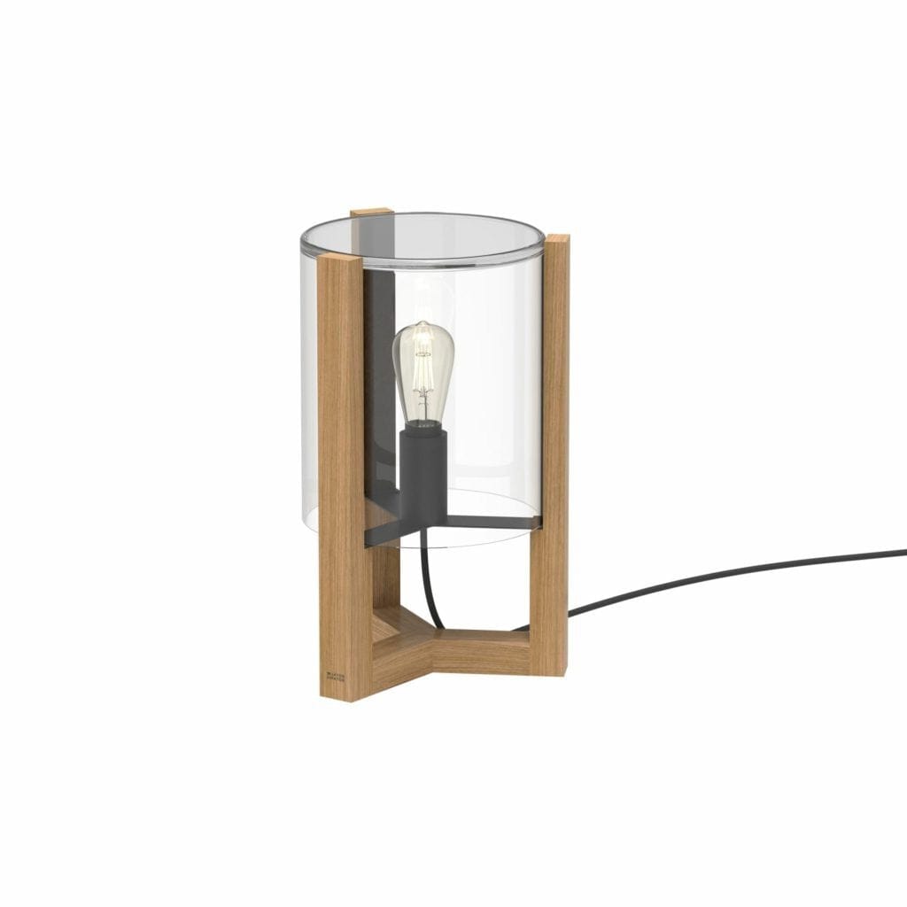 Royal Botania Tristar Lampe Teck outdoor h:45cm Transparent