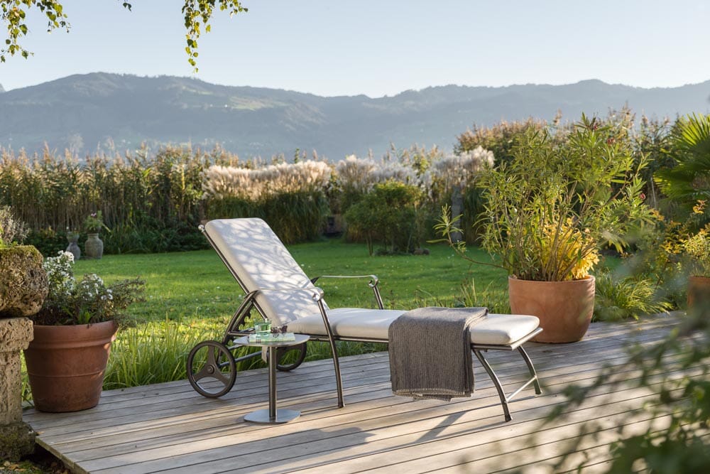 Royal Garden Excelsior Chaise longue avec roues