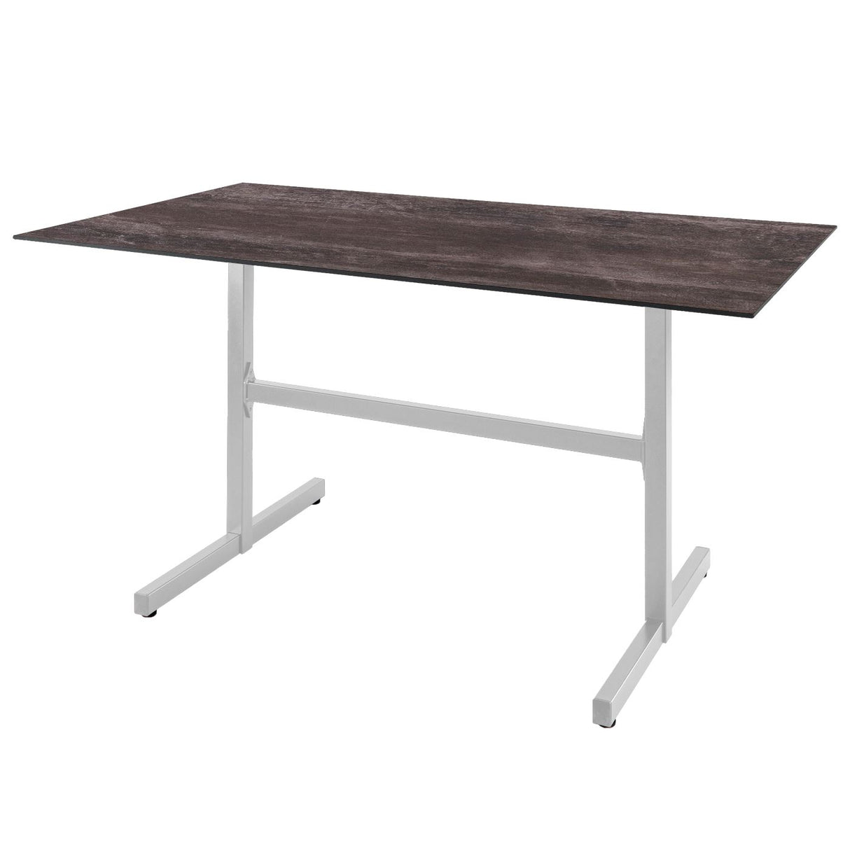 Schaffner Basel table repas rabattable 120x80cm Blanc 90 Déco Stromboli Foncé da