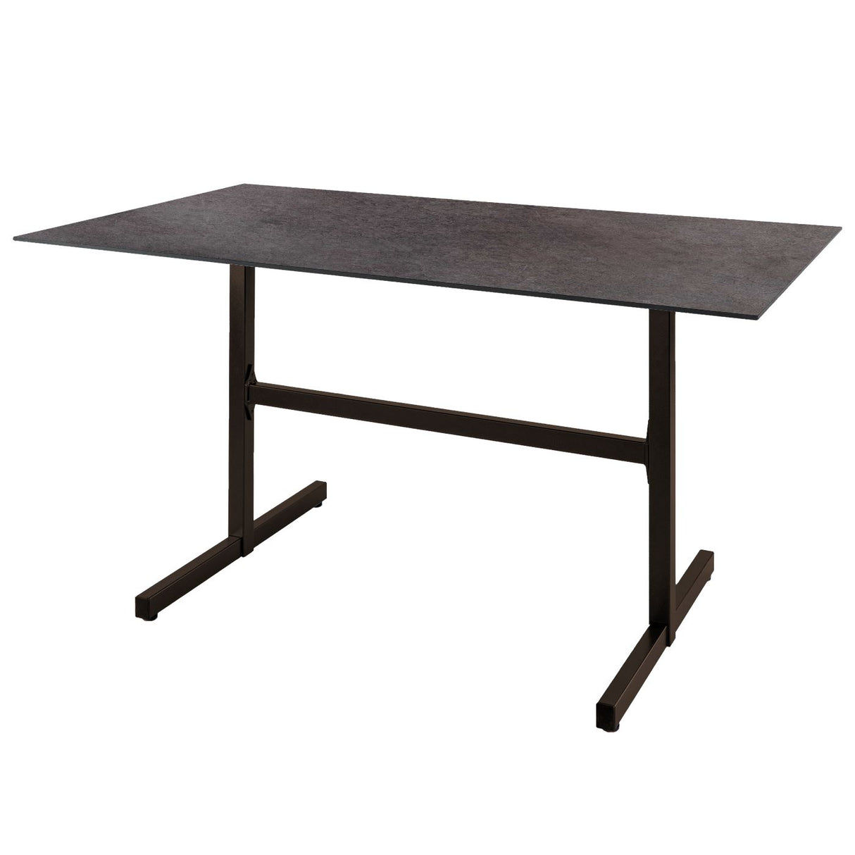 Schaffner Basel table repas rabattable 120x80cm Moka 88 Déco Cooperfield dc