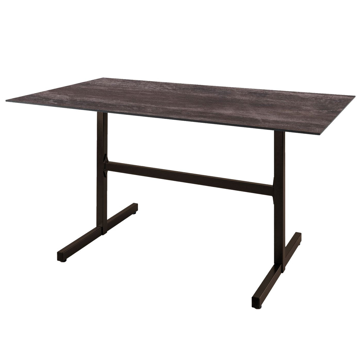 Schaffner Basel table repas rabattable 160x90cm Moka 88 Déco Stromboli Foncé da