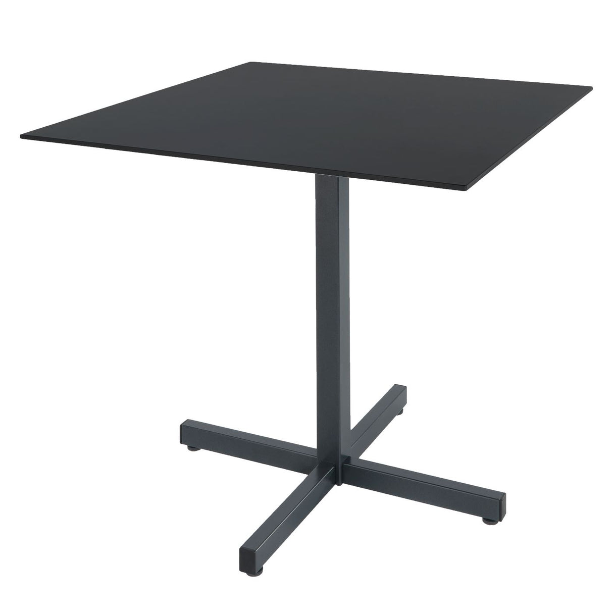 Schaffner Basel table repas rabattable 80x80cm Anthracite 77 Anthracite 77