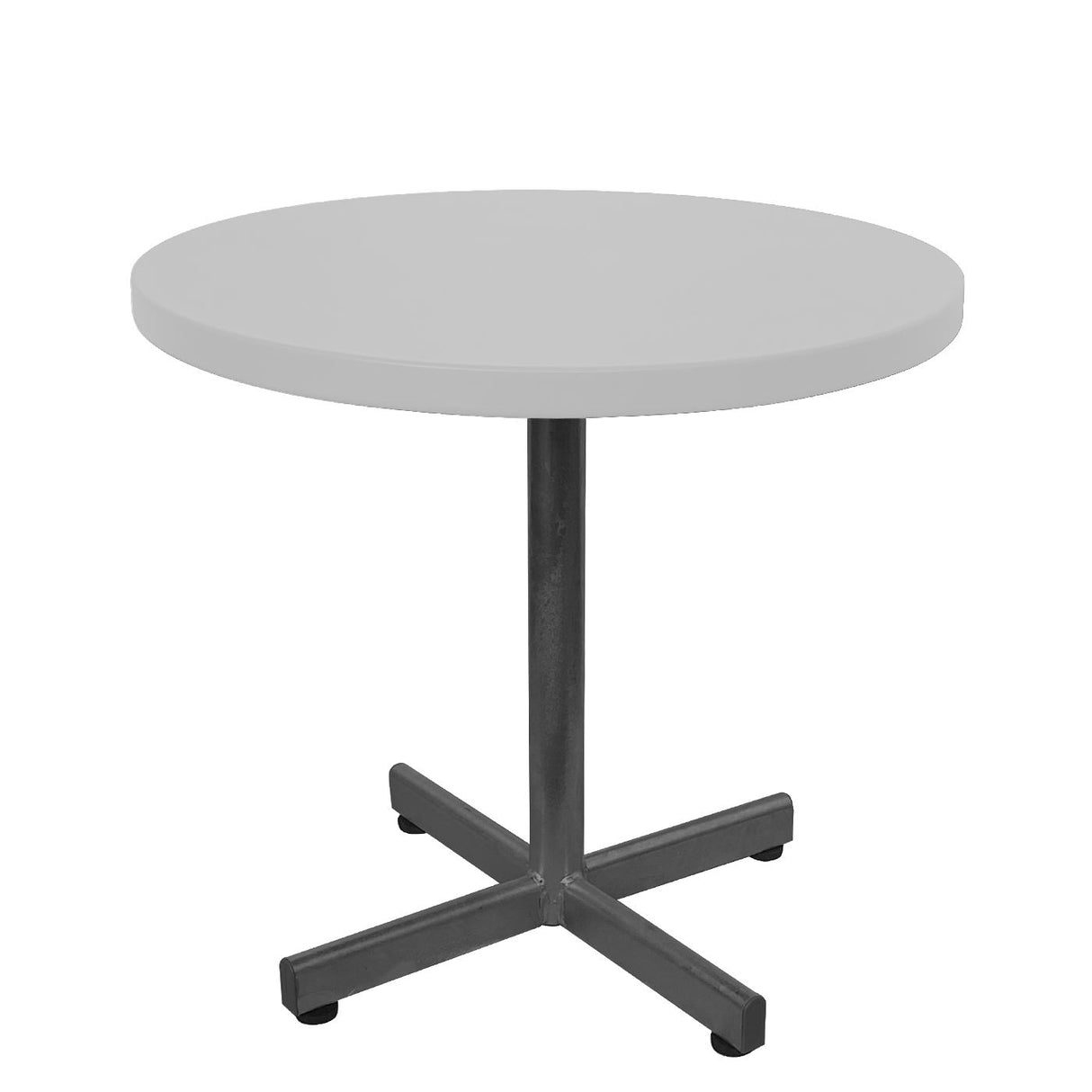Schaffner Basic Table d'appoint rabattable Ø54cm h:50cm Anthracite 77 Blanc 90