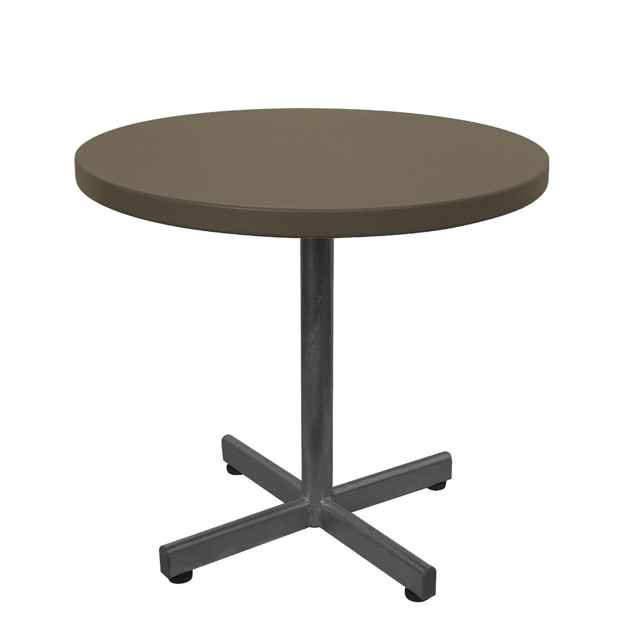 Schaffner Basic Table d'appoint rabattable Ø54cm h:50cm Anthracite 77 Champagne 85
