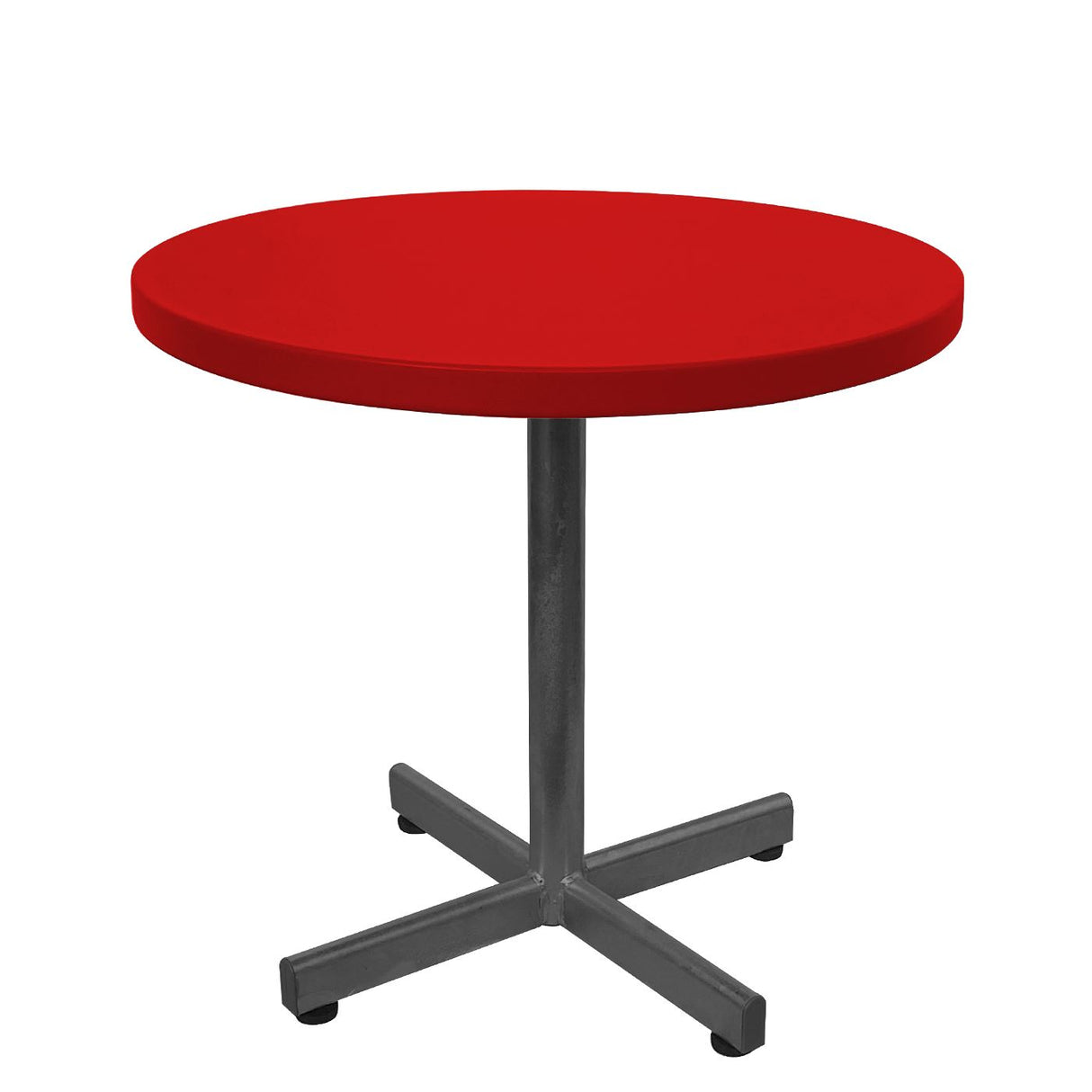 Schaffner Basic Table d'appoint rabattable Ø54cm h:50cm Anthracite 77 Rouge 30
