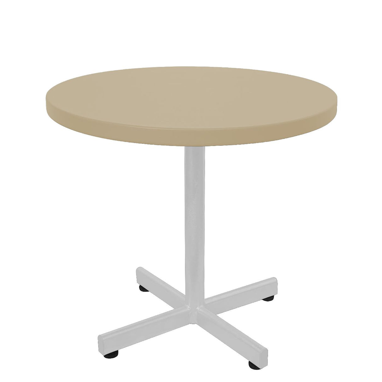 Schaffner Basic Table d'appoint rabattable Ø54cm h:50cm Blanc 90 Sable Pastel 15