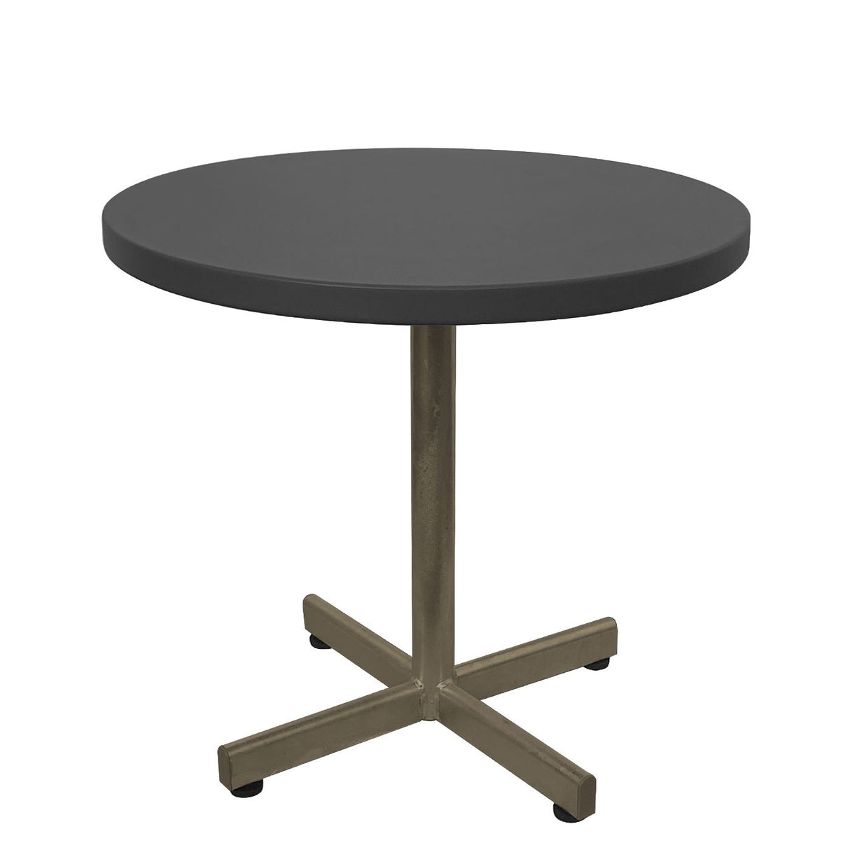 Schaffner Basic Table d'appoint rabattable Ø54cm h:50cm Champagne 85 Anthracite 77