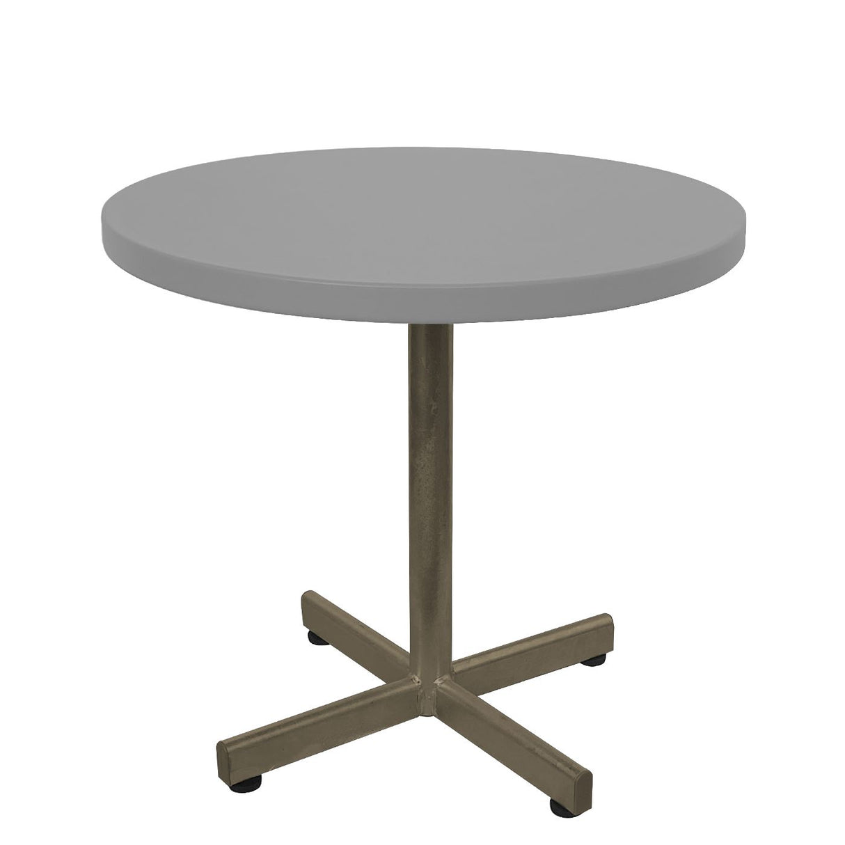 Schaffner Basic Table d'appoint rabattable Ø54cm h:50cm Champagne 85 Gris Argent 78