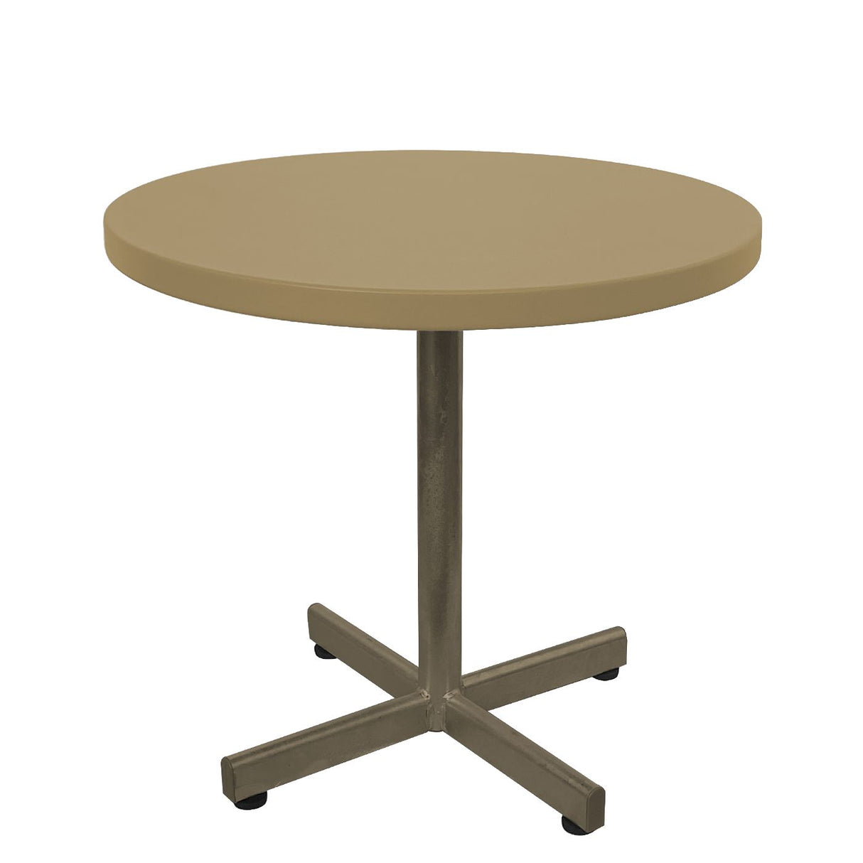 Schaffner Basic Table d'appoint rabattable Ø54cm h:50cm Champagne 85 Marron Pastel 83