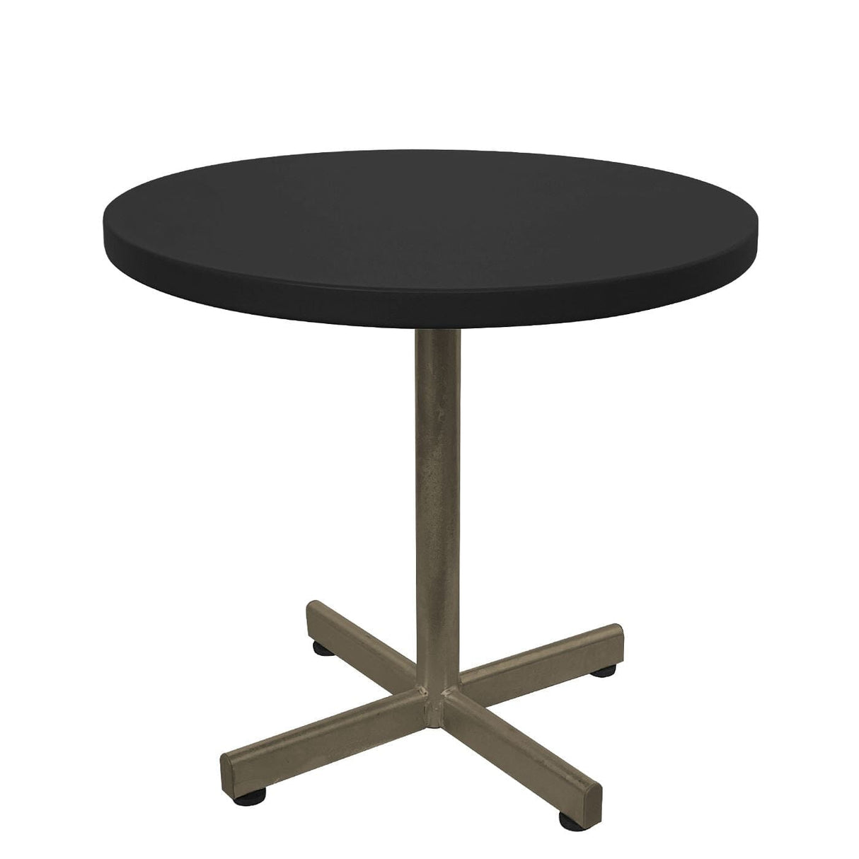 Schaffner Basic Table d'appoint rabattable Ø54cm h:50cm Champagne 85 Noir 91