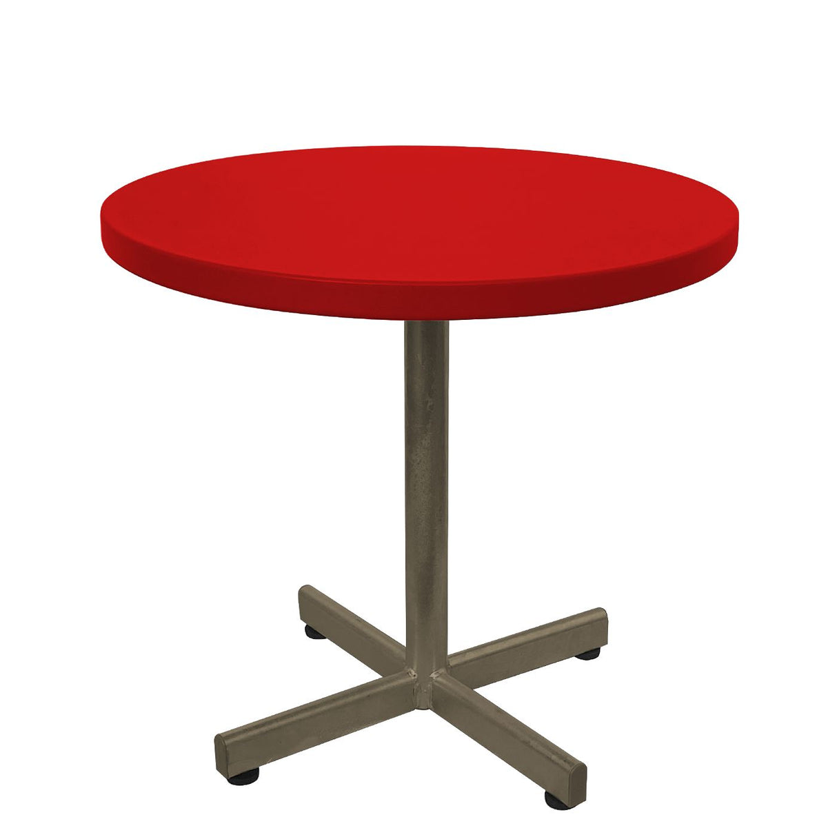 Schaffner Basic Table d'appoint rabattable Ø54cm h:50cm Champagne 85 Rouge 30