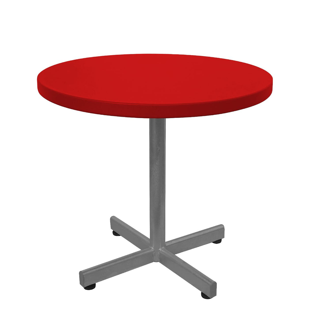 Schaffner Basic Table d'appoint rabattable Ø54cm h:50cm Graphite 73 Rouge 30