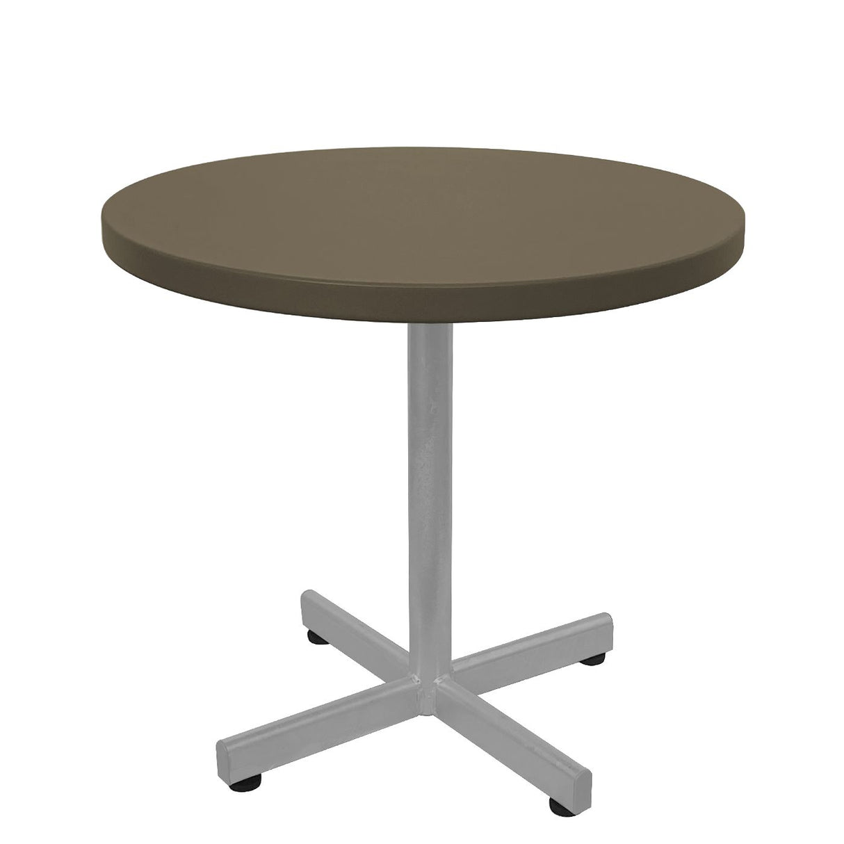 Schaffner Basic Table d'appoint rabattable Ø54cm h:50cm Gris Argent 78 Champagne 85