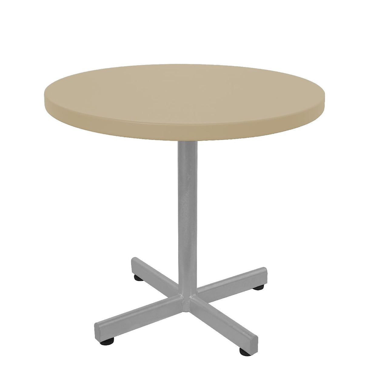 Schaffner Basic Table d'appoint rabattable Ø54cm h:50cm Gris Argent 78 Sable Pastel 15