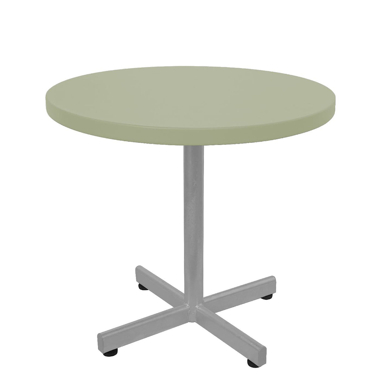 Schaffner Basic Table d'appoint rabattable Ø54cm h:50cm Gris Argent 78 Vert Pastel 64