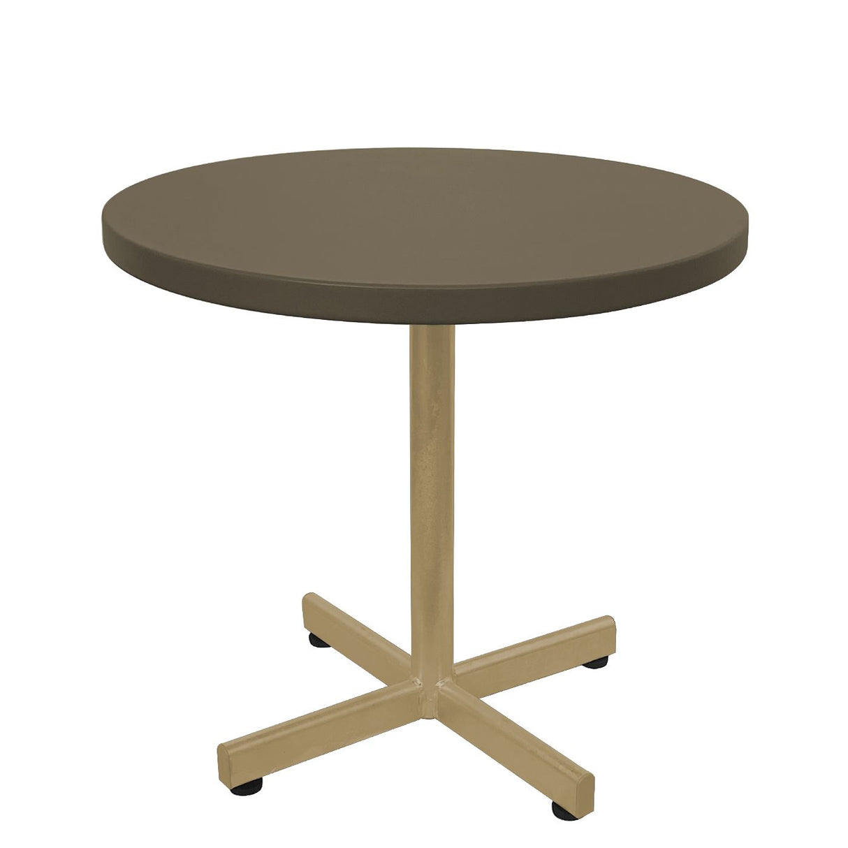 Schaffner Basic Table d'appoint rabattable Ø54cm h:50cm Marron Pastel 83 Champagne 85