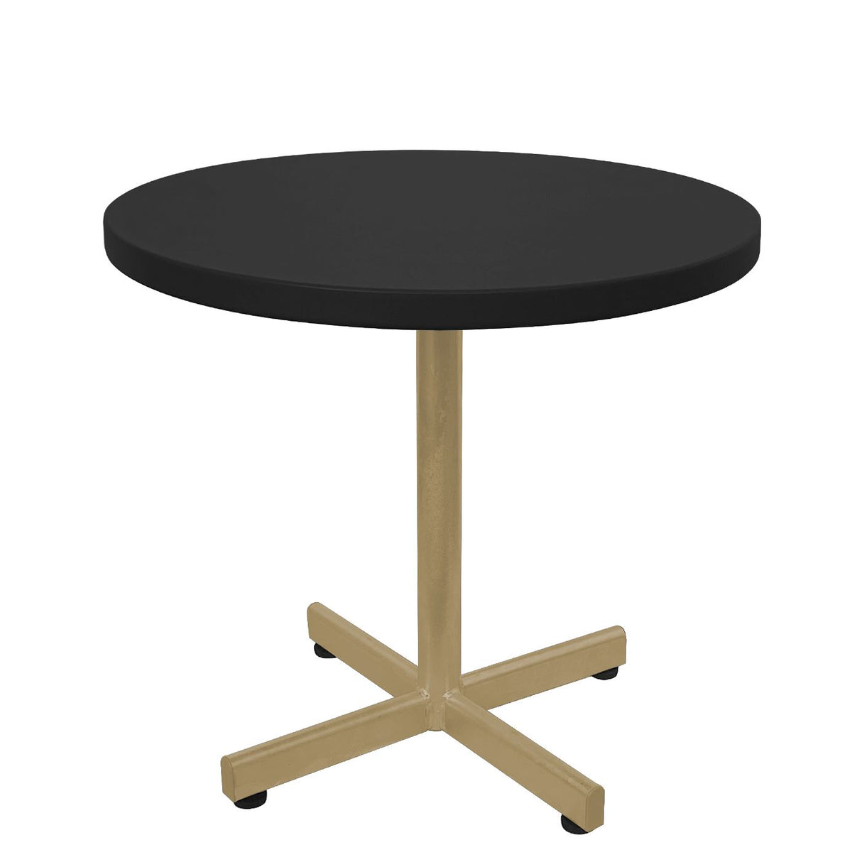 Schaffner Basic Table d'appoint rabattable Ø54cm h:50cm Marron Pastel 83 Noir 91