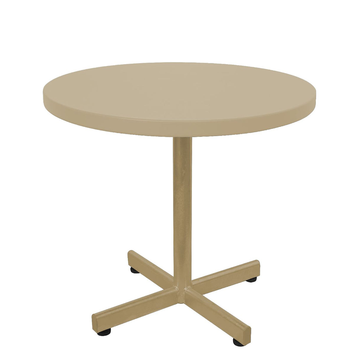 Schaffner Basic Table d'appoint rabattable Ø54cm h:50cm Marron Pastel 83 Sable Pastel 15