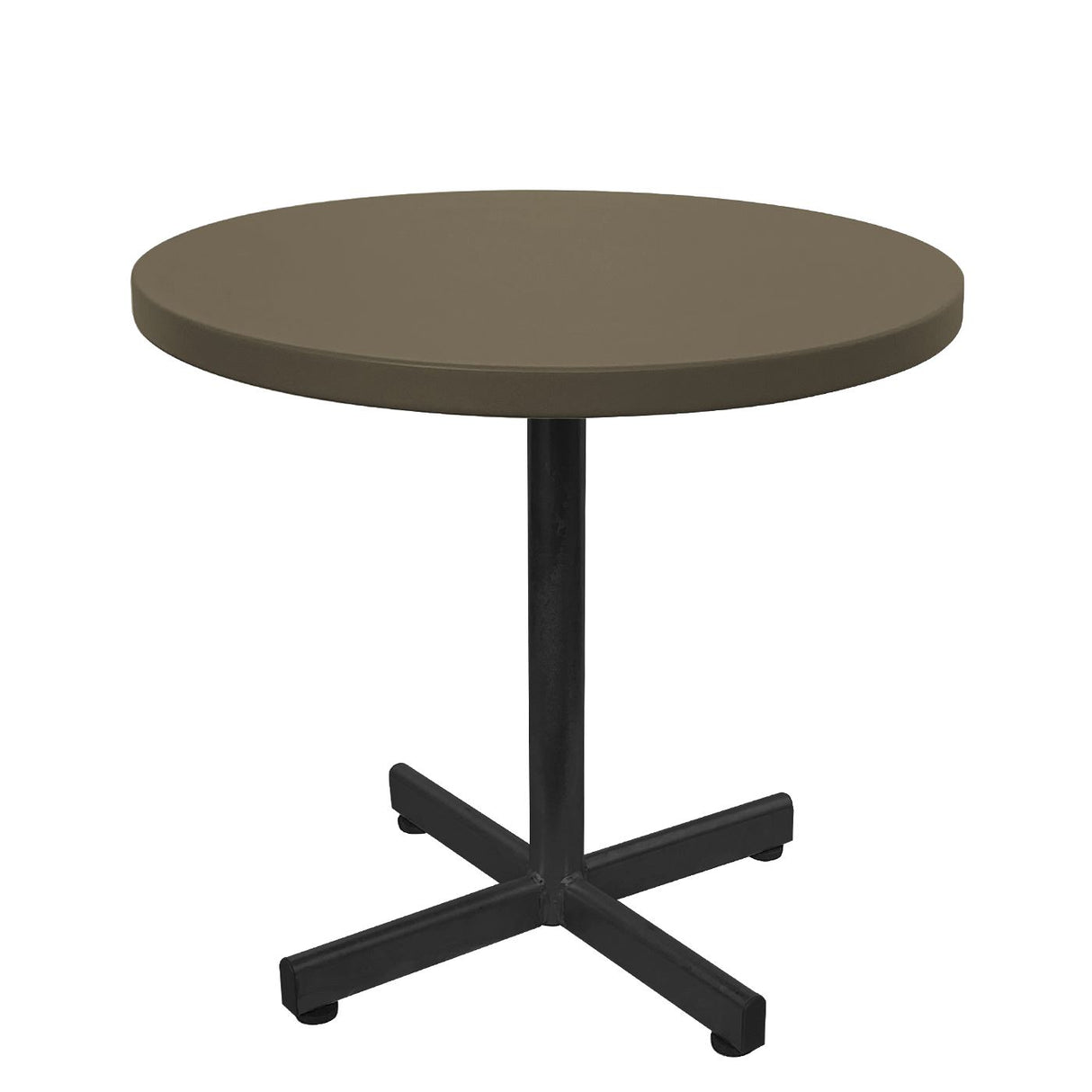 Schaffner Basic Table d'appoint rabattable Ø54cm h:50cm Noir 91 Champagne 85