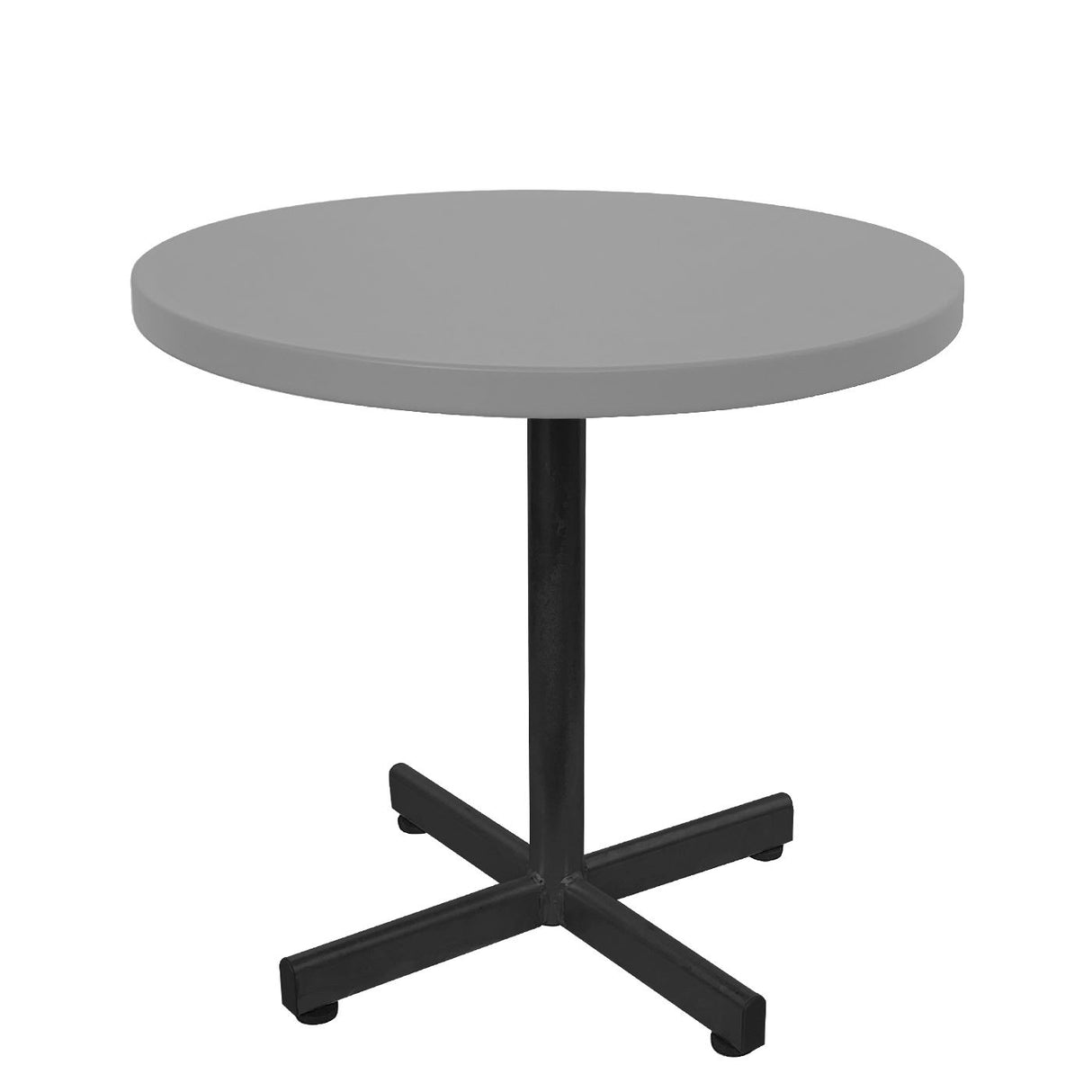 Schaffner Basic Table d'appoint rabattable Ø54cm h:50cm Noir 91 Gris Argent 78