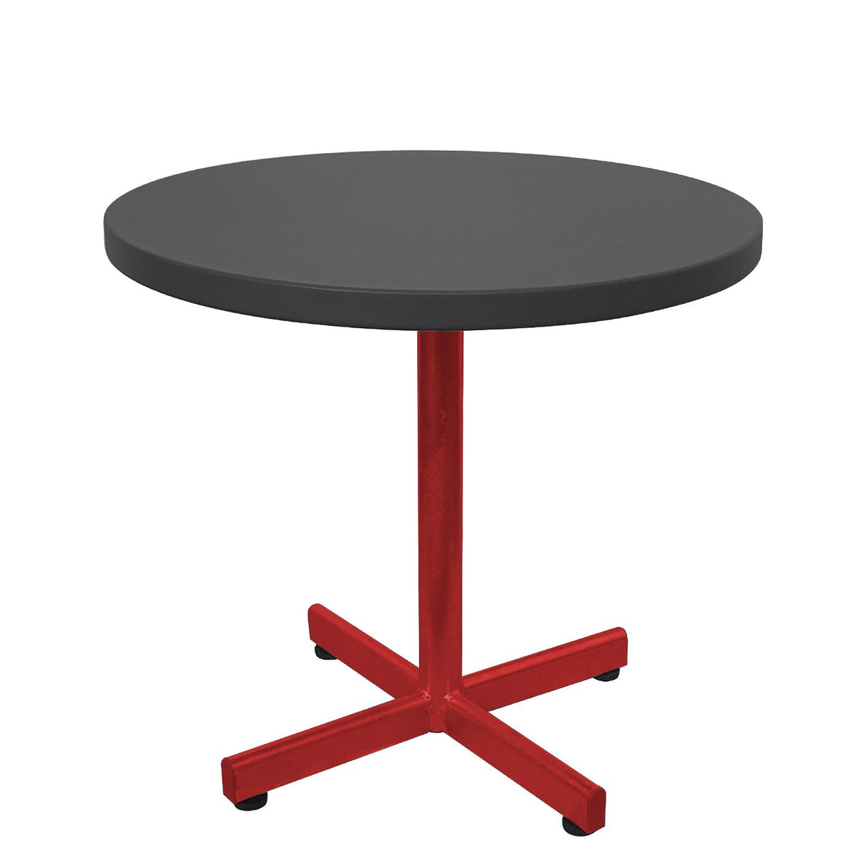 Schaffner Basic Table d'appoint rabattable Ø54cm h:50cm Rouge 30 Anthracite 77
