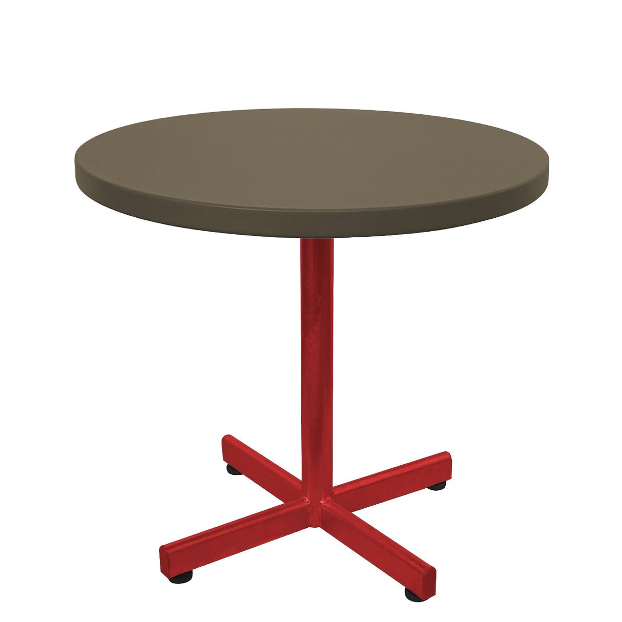 Schaffner Basic Table d'appoint rabattable Ø54cm h:50cm Rouge 30 Champagne 85