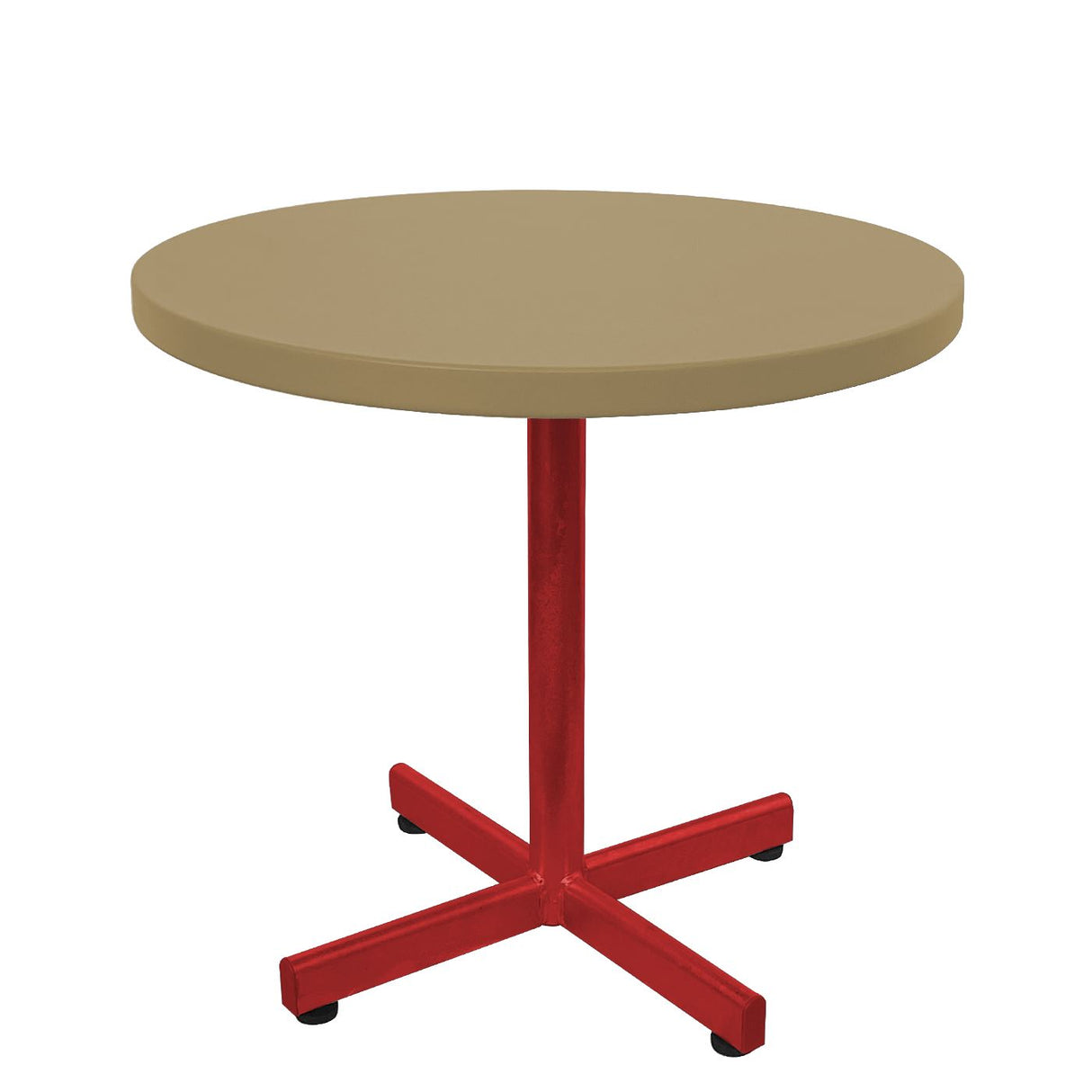 Schaffner Basic Table d'appoint rabattable Ø54cm h:50cm Rouge 30 Marron Pastel 83