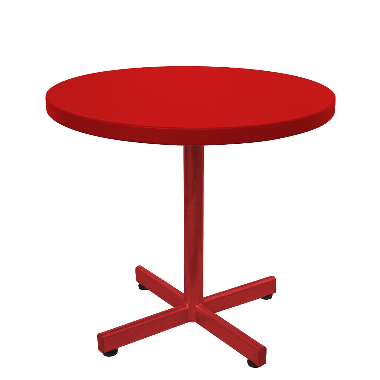 Schaffner Basic Table d'appoint rabattable Ø54cm h:50cm Rouge 30 Rouge 30