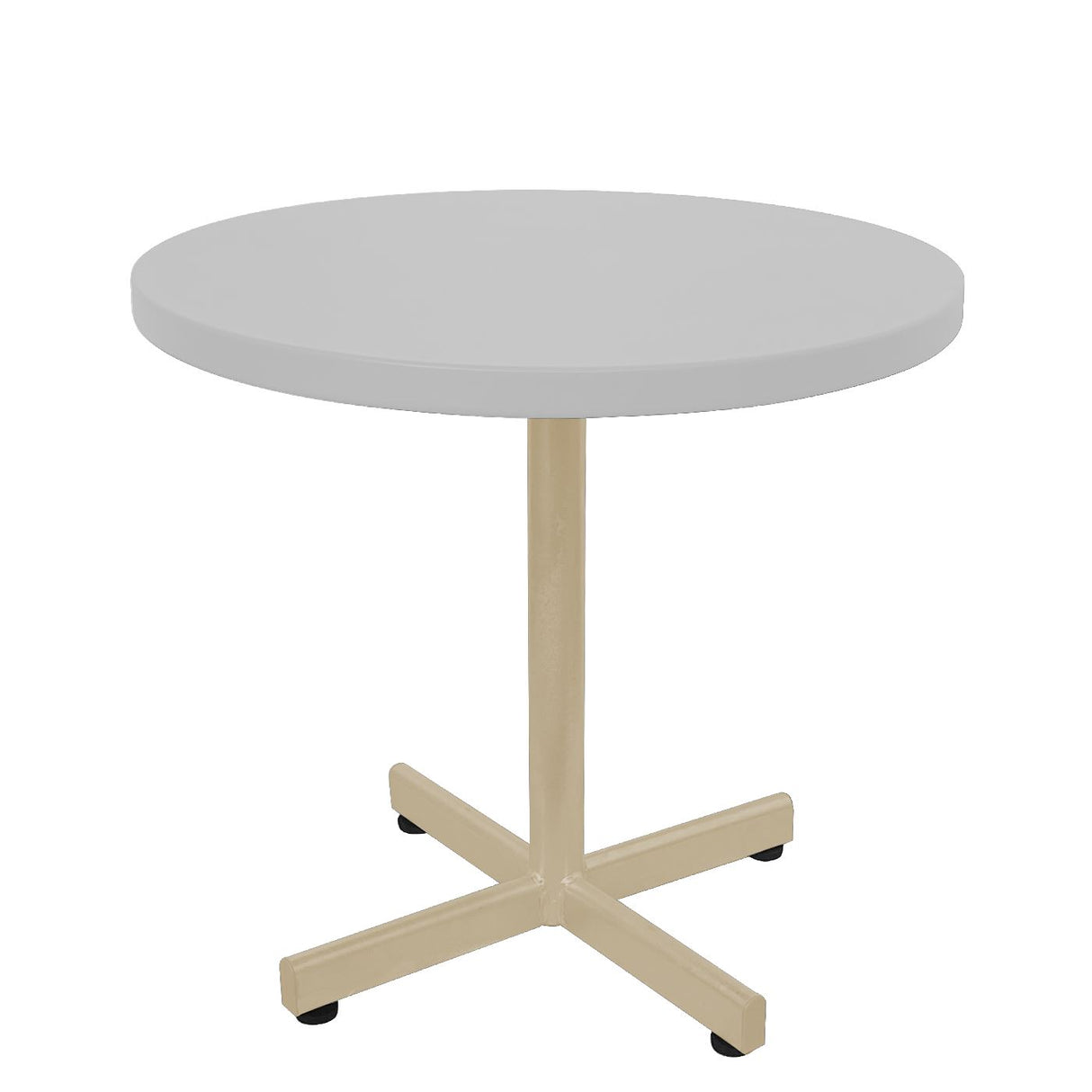 Schaffner Basic Table d'appoint rabattable Ø54cm h:50cm Sable Pastel 15 Blanc 90