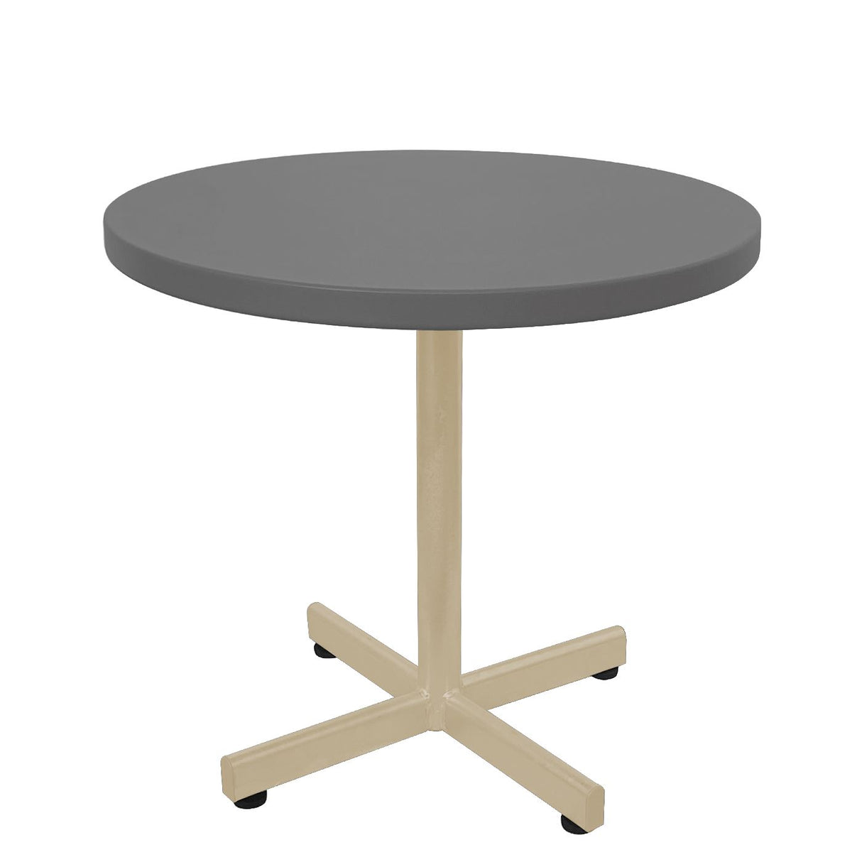 Schaffner Basic Table d'appoint rabattable Ø54cm h:50cm Sable Pastel 15 Graphite 73