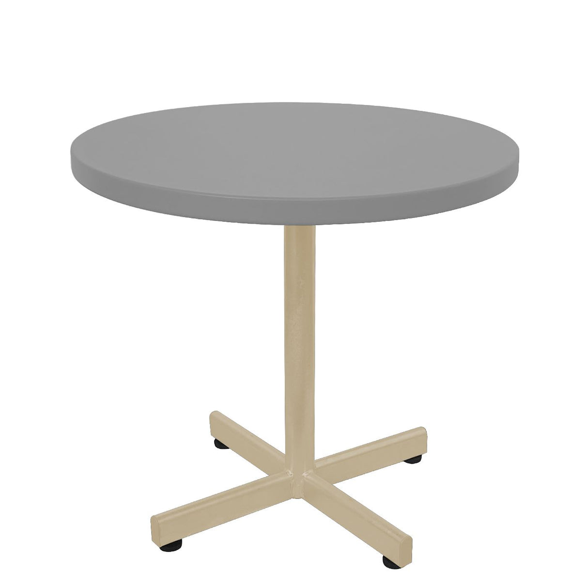 Schaffner Basic Table d'appoint rabattable Ø54cm h:50cm Sable Pastel 15 Gris Argent 78
