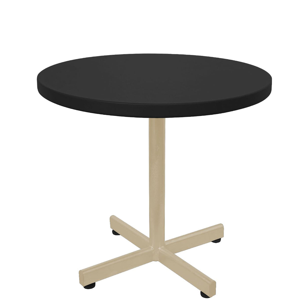 Schaffner Basic Table d'appoint rabattable Ø54cm h:50cm Sable Pastel 15 Noir 91