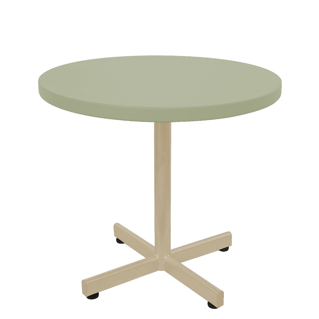 Schaffner Basic Table d'appoint rabattable Ø54cm h:50cm Sable Pastel 15 Vert Pastel 64