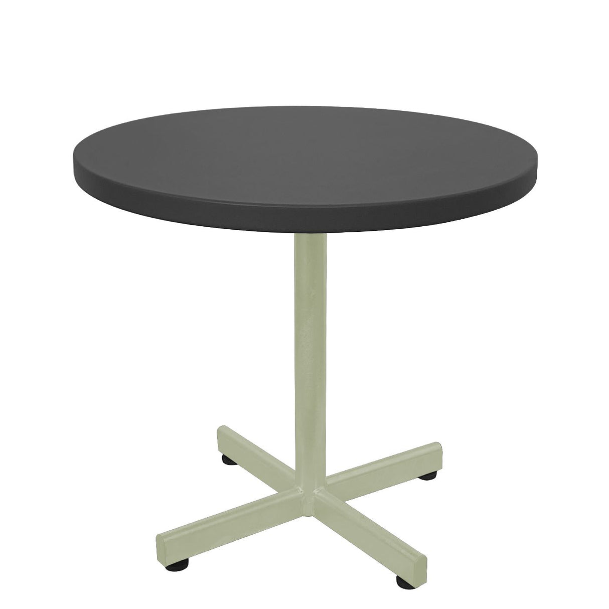 Schaffner Basic Table d'appoint rabattable Ø54cm h:50cm Vert Pastel 64 Anthracite 77