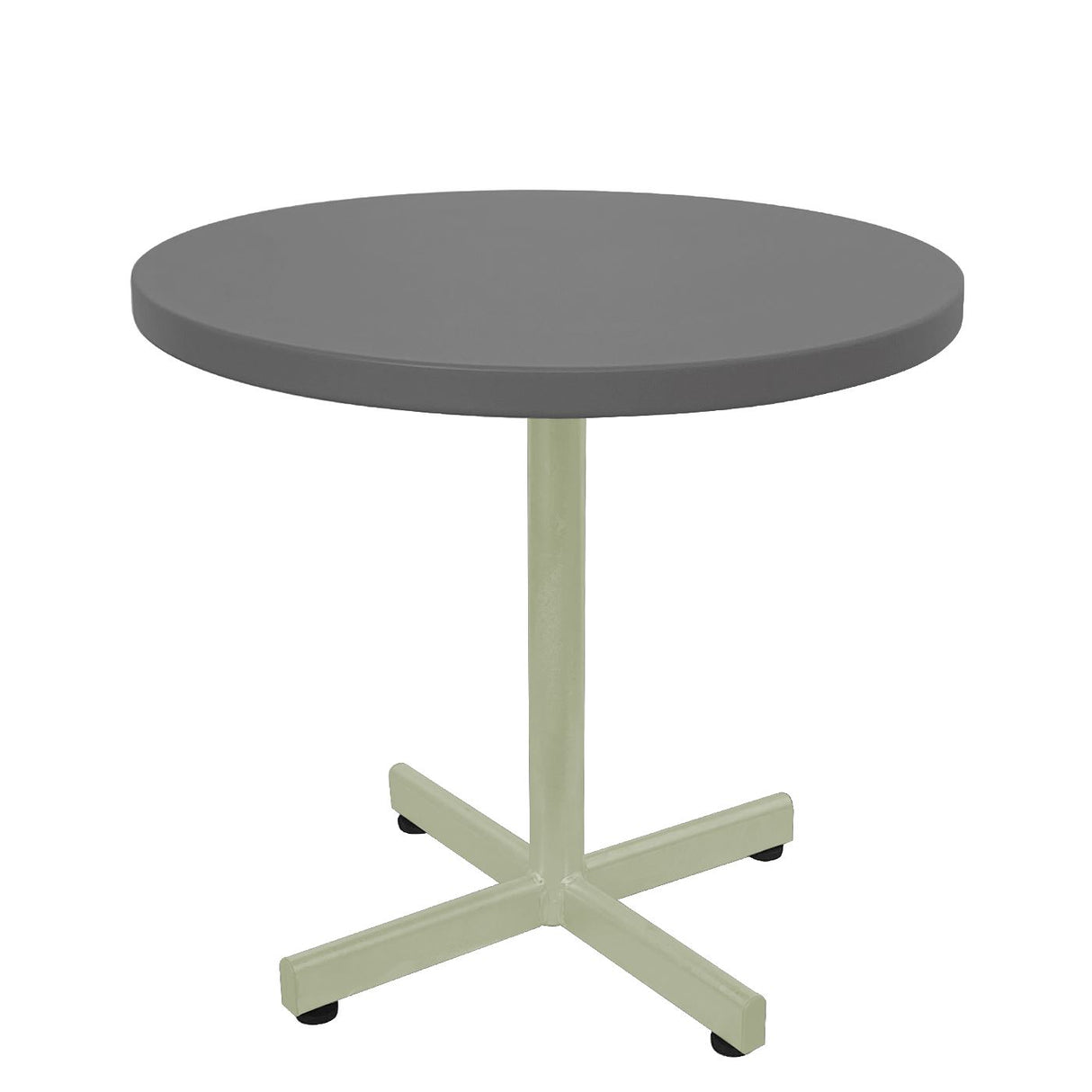 Schaffner Basic Table d'appoint rabattable Ø54cm h:50cm Vert Pastel 64 Graphite 73