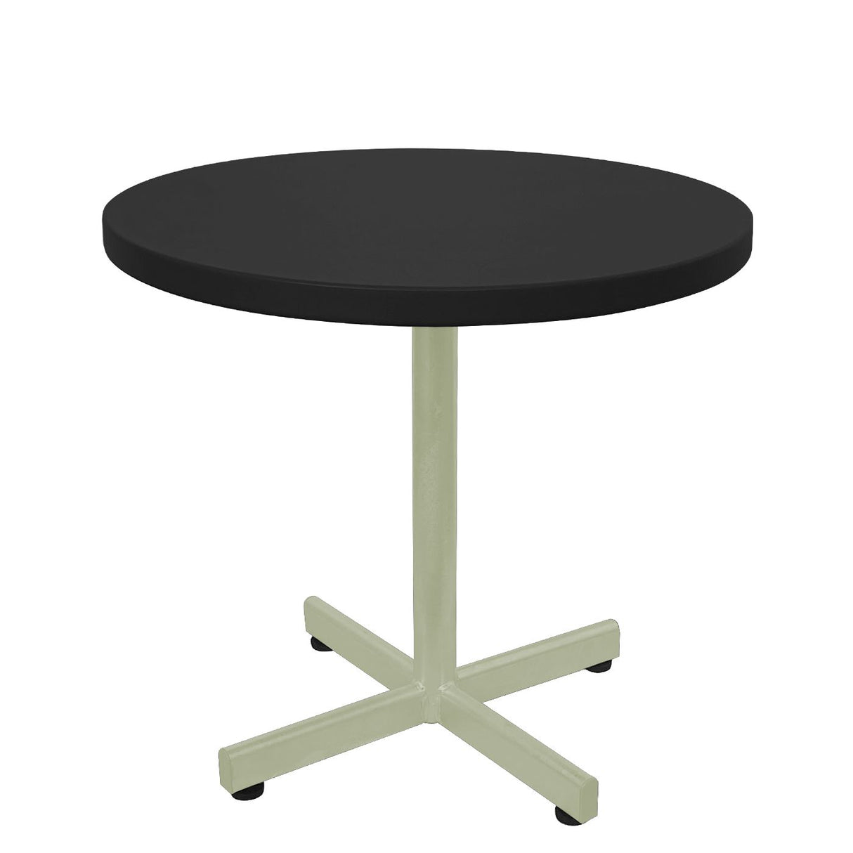 Schaffner Basic Table d'appoint rabattable Ø54cm h:50cm Vert Pastel 64 Noir 91