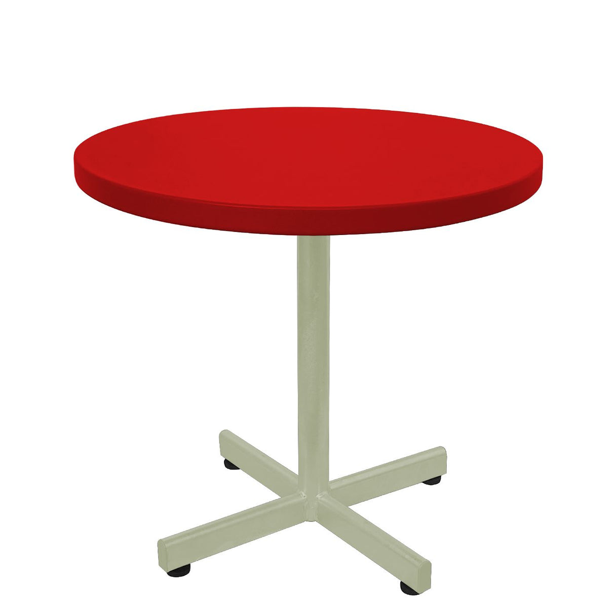 Schaffner Basic Table d'appoint rabattable Ø54cm h:50cm Vert Pastel 64 Rouge 30