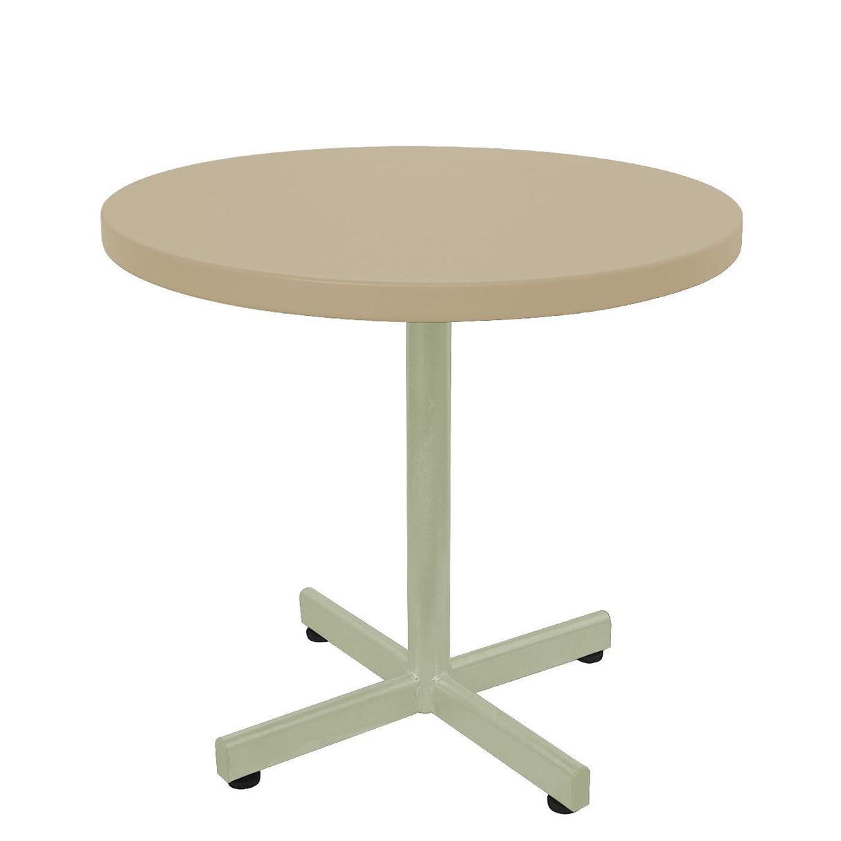Schaffner Basic Table d'appoint rabattable Ø54cm h:50cm Vert Pastel 64 Sable Pastel 15