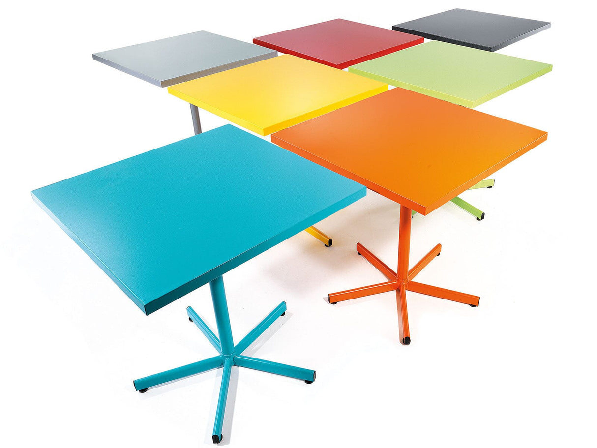 Schaffner Basic Table repas rabattable 70x70cm
