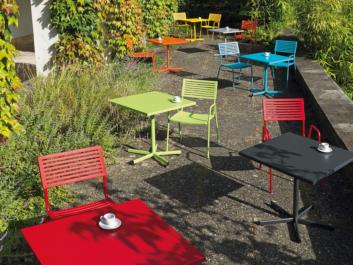 Schaffner Basic Table repas rabattable 70x70cm