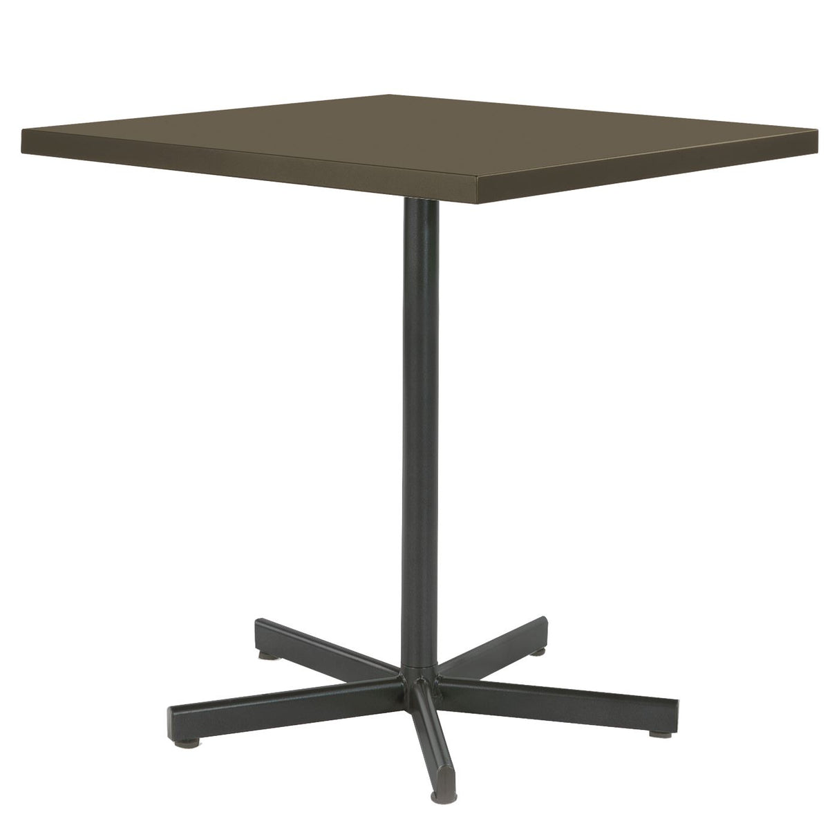 Schaffner Basic Table repas rabattable 70x70cm Anthracite 77 Champagne 85