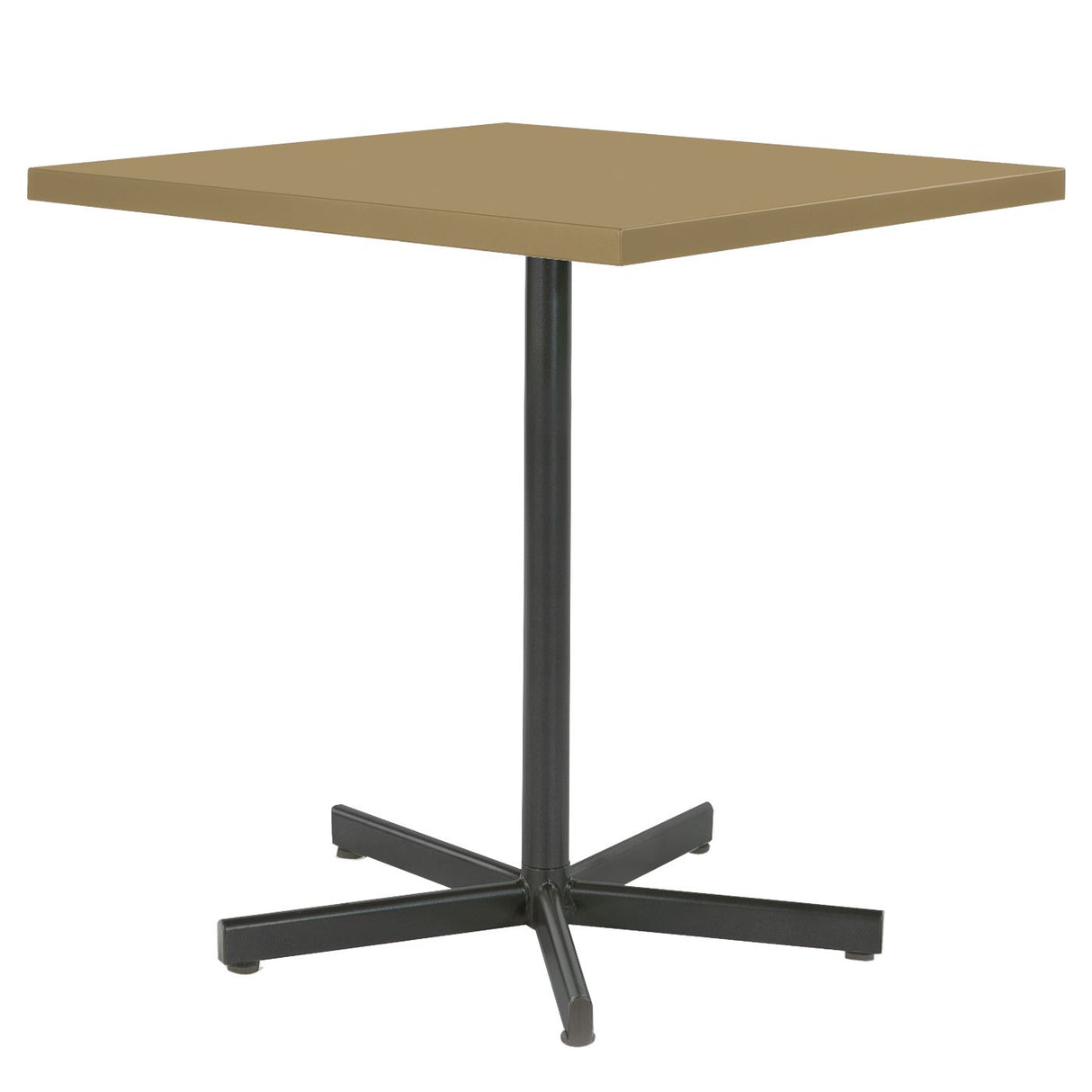 Schaffner Basic Table repas rabattable 70x70cm Anthracite 77 Marron Pastel 83